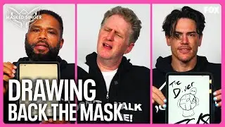 Drawing Back The Mask ft. Rubber Ducky, Diver, & Pickle | Season 10 | The Masked Singer