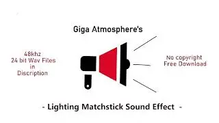 Lighting matchstick sound effect