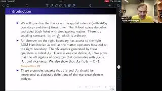 David Kolchmeyer --- The von Neumann algebra of JT gravity