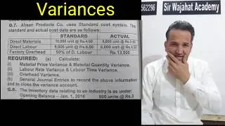 What is Material Price and Quantity Variance, Labor Rate and Time Variance, Overhead Variance