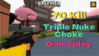 Triple Nuke Choke || Krunker Gameplay || psvm Clan