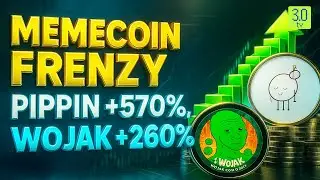 Why Are Memecoins Pumping? Pippin Rockets 570%, Wojak Surges 260% Amid DEX Boom! | Meme Coin |3.0 TV