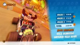 Crash&trade; Team Racing Nitro-Fueled - derrotando o fantasma do velo na pista via a&eacute;rea 