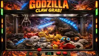 Trying to WIN Godzilla from a 7 Eleven Claw Machine