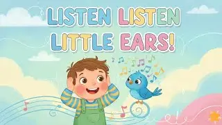 Listen Listen Little Ears 👂🎶 | Listening Skills Song for Kids | Nursery Rhymes | Picorhymes