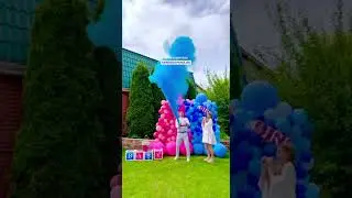 Гендер пати идеи - огнетушитель для раскрытия пола, мальчик или девочка #гендерпати #сюрприз