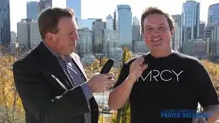 Pastor Nathan Williams pre event interview for 53rd Annual Calgary Leadership Prayer Breakfast