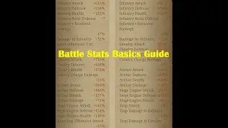 Clash of Kings - Battle Stats Basics Guide