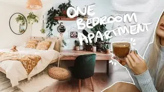 ONE BEDROOM APARTMENT TOUR! *minimalistic with lots of plants*