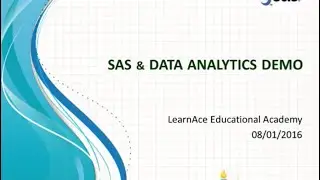 Demo: SAS(Statistical Analysis System) - Learn basic to advance level SAS