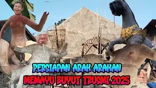 Persiapan Arak-arakan Memayu BUYUT TRUSMI 2025‼️ Plered▪️Cirebon
