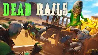 DEAD RAILS MAP FORTNITE CREATIVE - CUSTOM TRAIN, SURVIVE TO MEXICO