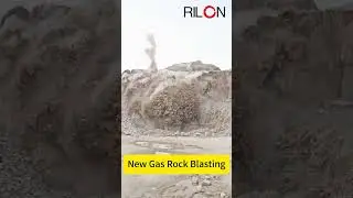 New type of gas rock breaking equipment for blasting and mining rocks