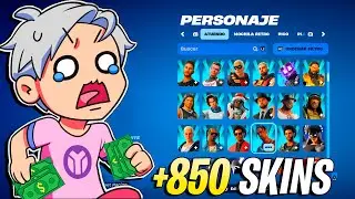 TODAS MIS SKINS DE FORTNITE EN 2024 (+850) 😱 | WINTRY *EXCLUSIVAS