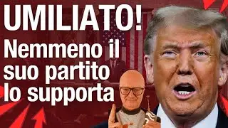 💥 Trump umiliato: nemmeno il suo partito lo supporta pi&ugrave;! Cosa succede ora?