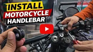 Himalayan 450 || Touring Handle Bar Installation || AOM Handlebar Only Rs 2100 || Best in Segment