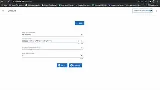 Curiculo Live: How to add education details
