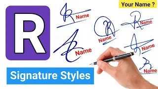 ✅ R Signature Style | Signature Style Of My Name | R Signature Design #design