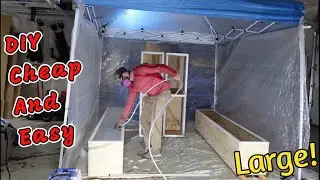 LARGE DIY Paint Booth for Garage
