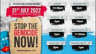 Stand 4 Uyghurs International Demonstration - London