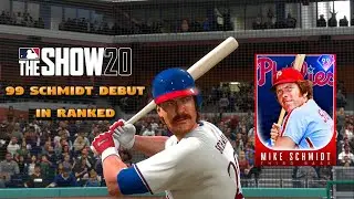 99 Mike Schmidt DEBUT in RANKED! (Diamond Dynasty)