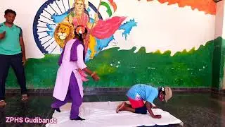 Republic day 20 self defence techniques by ZPHS Gudibanda girls