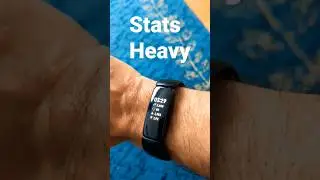 Fitbit Inspire 2 - I'm digging the Stats Heavy over Performance display. #fitbit