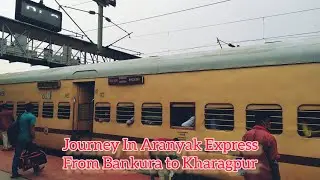 Bankura jn To Kharagpur jn Full journey in Aranyak Express|| Durga Pujo Special...