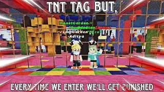 Tnt Tag But, Every Time We Enter We'll Get Punished || Blockman Go ||