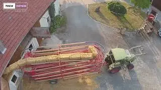 Amazing Bale Handling Trailer | Tech Vertexz | #machine #technology #farming