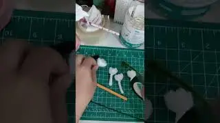 Lily of valley fuzzy wire filler