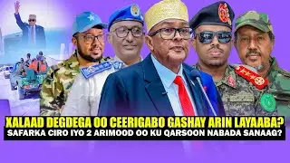 Xog Xalaad DegDega oo Ceerigabo ka gashay&Talaabo Cabsi ah oo Cirro Qaatay 2 Arimod ayaa ku Qarsoon?