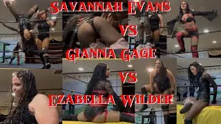 Эзабелла Уайлдер против Джанны Гейдж против Саванны Эванс - APEX Pro Wrestling #женскийрестлинг #...