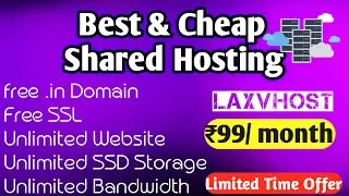 Best And Cheap Hoting 2020 | Shared Hosting | Cheap Hosting | Best Hosting |  laxvhost #cheaphosting