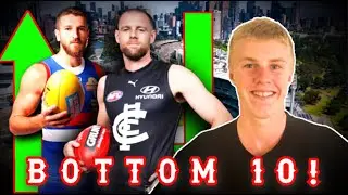 BOTTOM 10 AFL LADDER PREDICTIONS 2023
