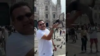 Me and Fred in Milano #italy #milan #church#duomo #travel
