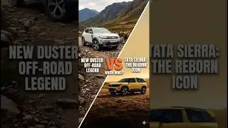 SIERRA vs New DUSTER 🔥The real SUV Battle #tatasierra2025 #duster #shorts #trending #shortvideo