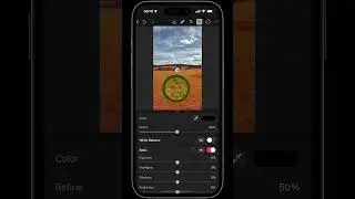 Create a Color Mask in Photomator for iOS