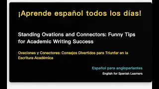 Standing Ovations and Connectors: Funny Tips for Academic Writing Success