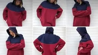 Szycie bluzy damskiej - raglan