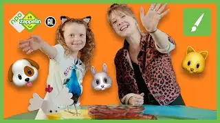 DIERENDAG VIEREN VOOR KINDEREN! | Dierendag x Knutselfeest | NPO Zappelin