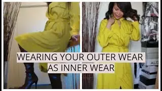 HOW TO WEAR YOUR DUSTER COATS AS DRESSES | HAUTE Style&HairXpektations