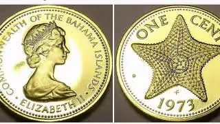 Bahamas 1973 One Cent Coin WORTH? Starfish