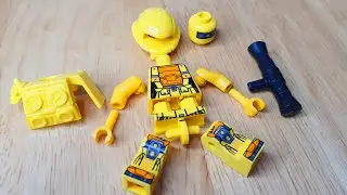 Lego Gundam | Yellow zaku minifigure lego unofficial 