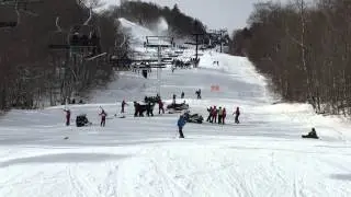 Killington lift crew, ski patrol rescue kid dangling from Snowden ski lift