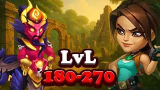 Hero Wars Lara Croft Event Temple Guardians 180, 190, 200, 210, 220, 230, 240, 250, 260 and 270