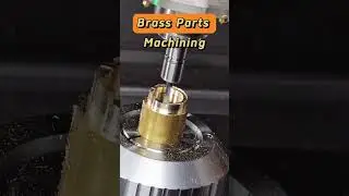 Brass Parts Machining  QDJ-prototype #factory  #brass #cncmachining