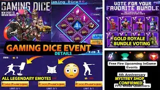 Gaming Dice Event Details Tamil | Free Bundles Event Free Fire Tamil | Mystrey Shop Confirmed Tamil