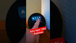 1 Min Review Echo Spot 💯😀#echospot #echo #primeday #tech #short #shorts #shortvideo #smarthome
