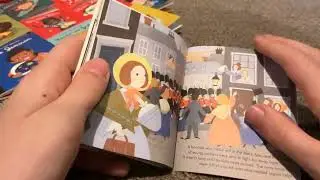 Opening door number 21 in little people big dreams advent calendar 